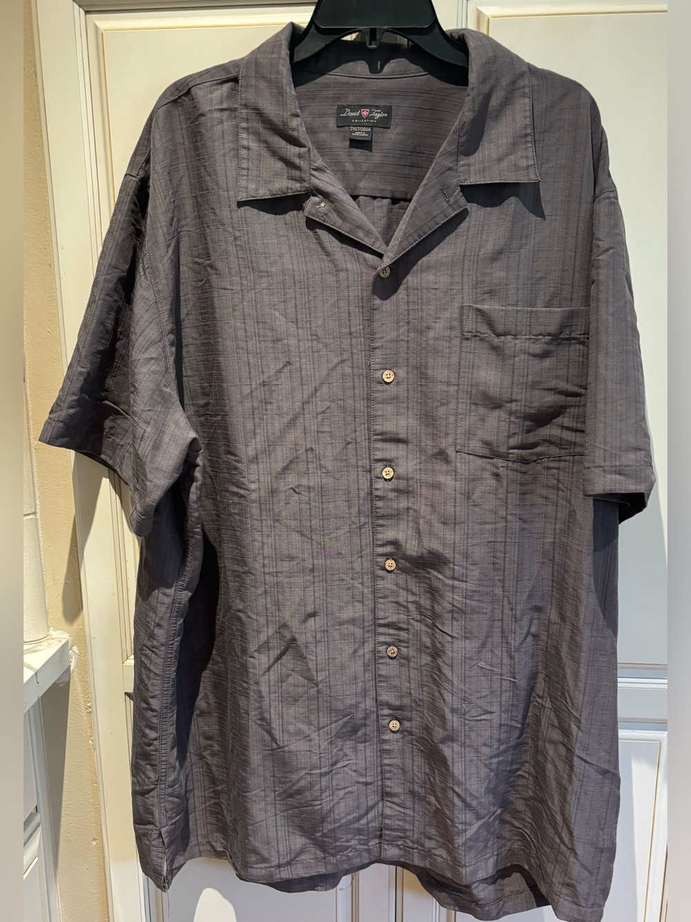 David Taylor Collection dark grey shirt size 2XLT